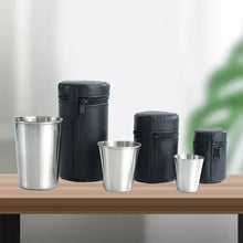 Portable Stainless Steel Shot Cup Set