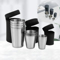 Portable Stainless Steel Shot Cup Set