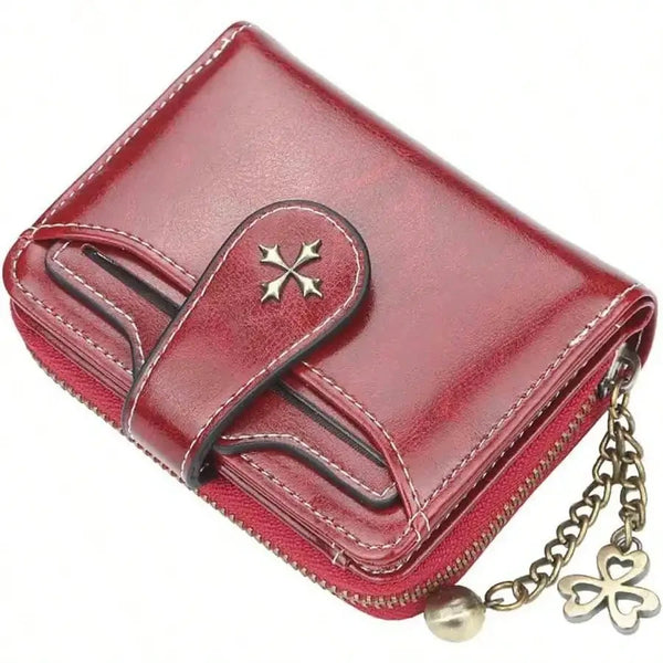 Retro Leather Mini Wallet