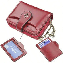 Retro Leather Mini Wallet