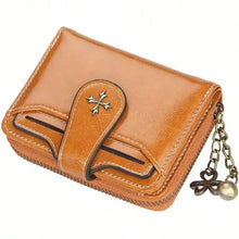Retro Leather Mini Wallet