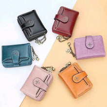 Retro Leather Mini Wallet
