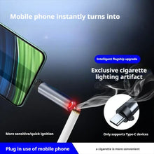 Portable Windproof Type-C Lighter
