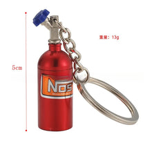Nitrogen Bottle Pill Keychain