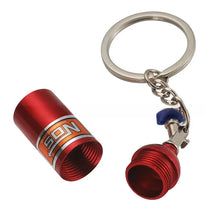 Nitrogen Bottle Pill Keychain