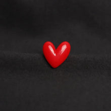 Red Heart Resin Brooch