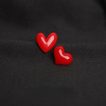 Red Heart Resin Brooch