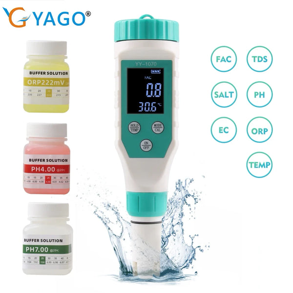 Digital Seven-in-One Swimming Pool Water Tester