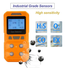 Portable 4-in-1 Hazardous Gas Detector