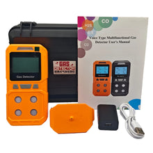 Portable 4-in-1 Hazardous Gas Detector