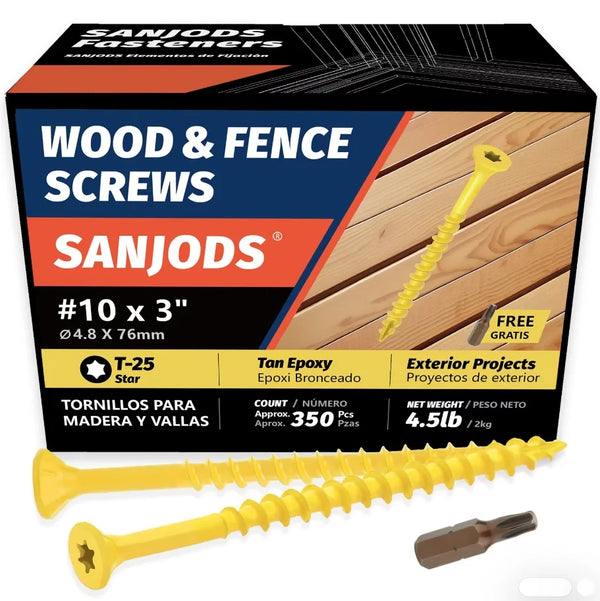 Exterior Epoxy Coated Deck Screws