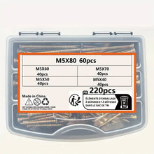 M5 Flat Head Wood Screw Set