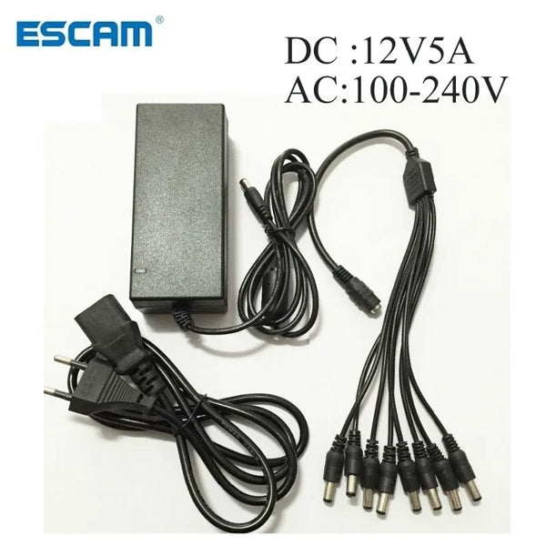 CCTV Security Camera Power Adapter Kit