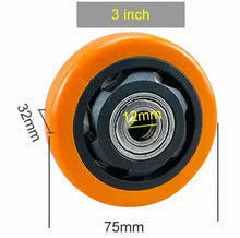 Quiet Glide Office Chair Caster Wheels
