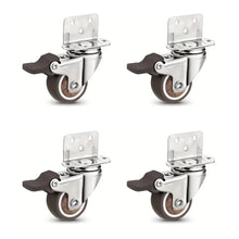 L-Shaped Side Mount Casters