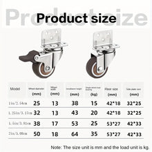 L-Shaped Side Mount Casters