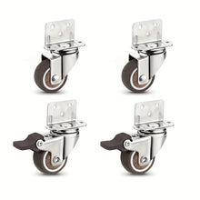 L-Shaped Side Mount Casters