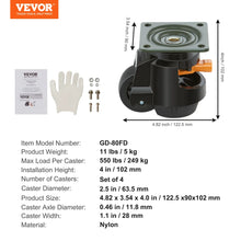 SucceBuy Adjustable Workbench Casters