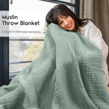 Cotton Muslin Throw Blanket