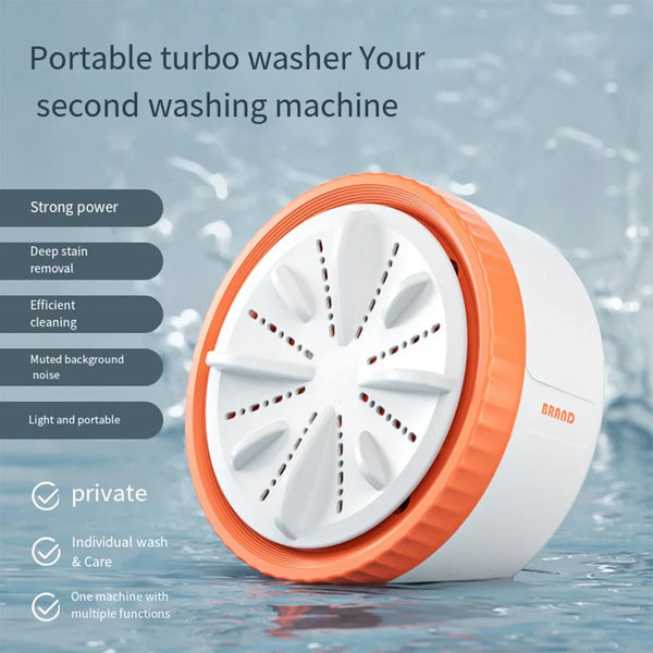 Portable USB Ultrasonic Mini Washer