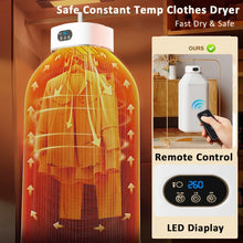Portable Foldable Electric Clothing Dryer