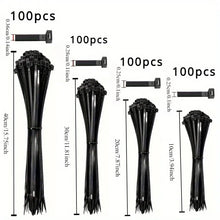 Self-Locking Black Cable Ties