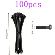 Self-Locking Black Cable Ties