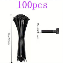 Self-Locking Black Cable Ties