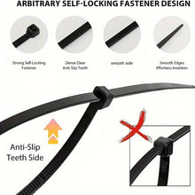 Self-Locking Black Cable Ties