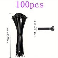 Self-Locking Black Cable Ties