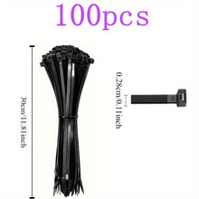 Self-Locking Black Cable Ties