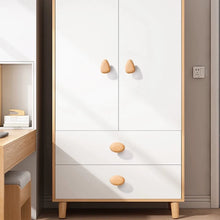 Natural Wood Cartoon Cabinet Knobs