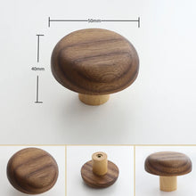Natural Wood Cartoon Cabinet Knobs