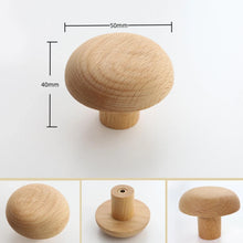 Natural Wood Cartoon Cabinet Knobs