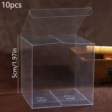 Clear Square PVC Wedding Favor Boxes