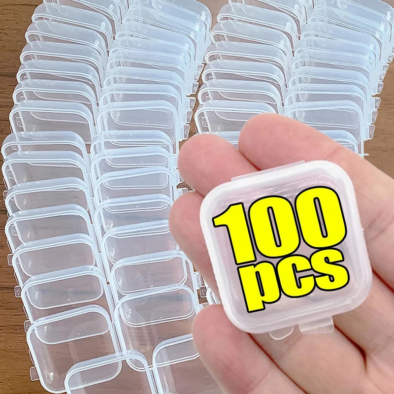 Transparent Mini Jewelry Storage Box
