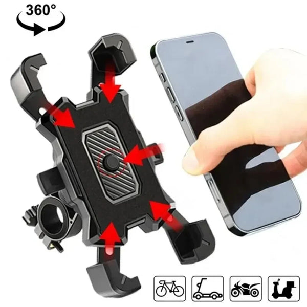 Universal Rotating Bicycle Phone Mount