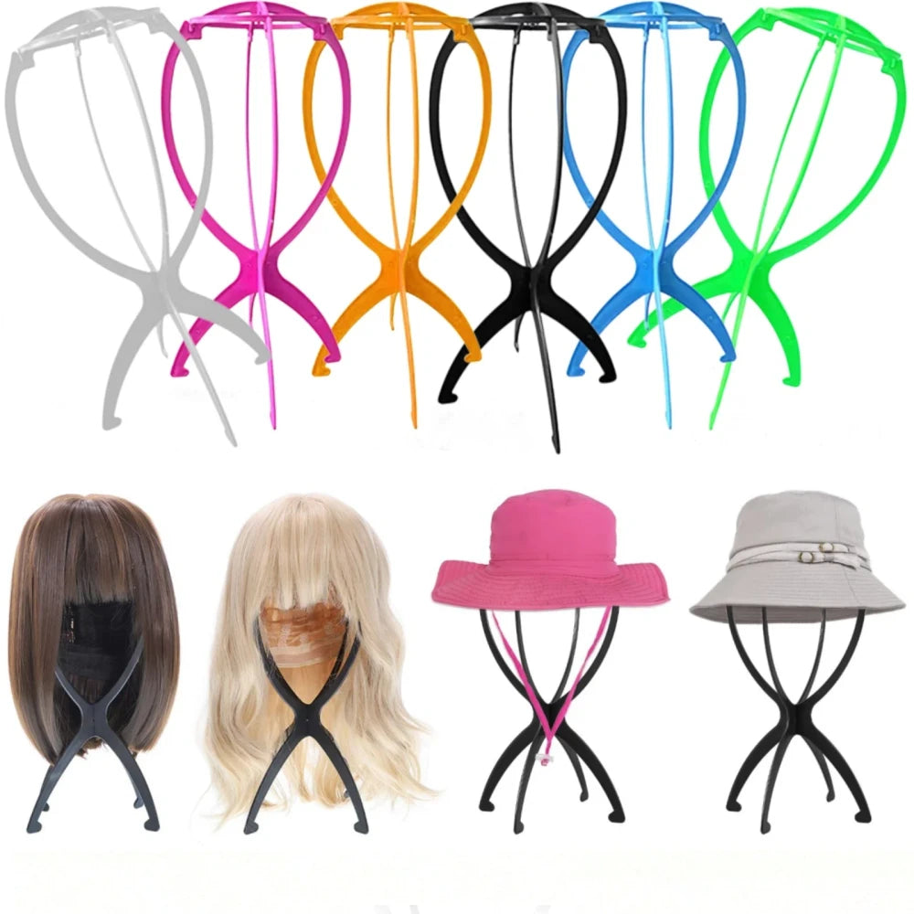 Folding Wig Display Stand