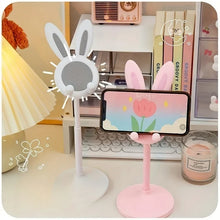 Adjustable Cartoon Rabbit Phone Stand
