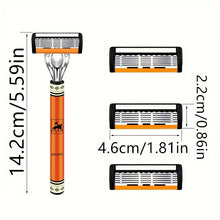6-Blade Stainless Steel Safety Razor