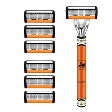6-Blade Stainless Steel Safety Razor