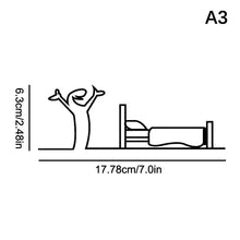 Modern Flat Metal Wall Art