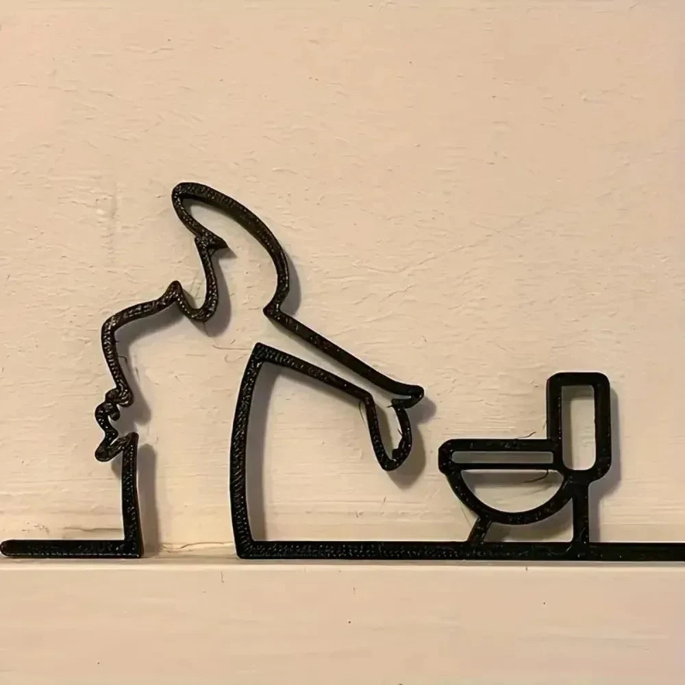 Modern Flat Metal Wall Art