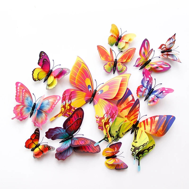 3D Butterfly Wall Decals