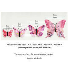 3D Butterfly Wall Decals