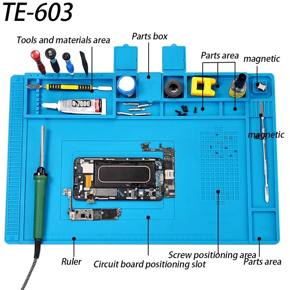 Magnetic Silicone Repair Mat