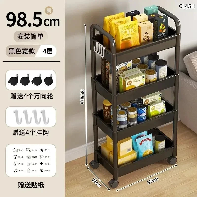 Rolling Bathroom Utility Cart
