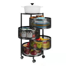 Foldable Rolling Kitchen Cart