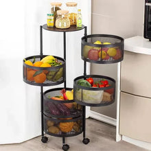Foldable Rolling Kitchen Cart