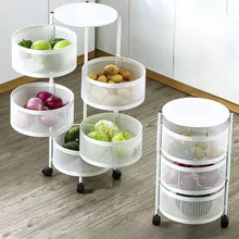 Foldable Rolling Kitchen Cart